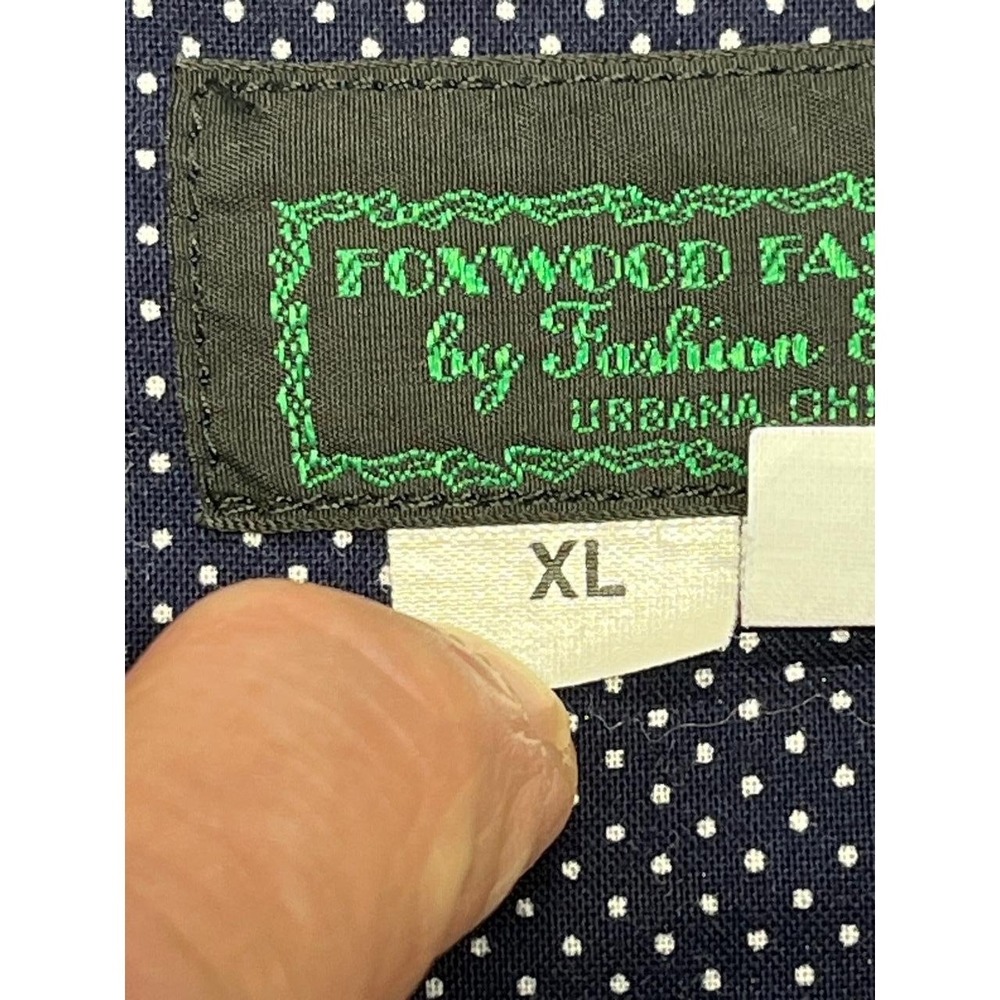 Vintage Foxwood Fashions Women's Cotton Farm Scene Amish Cottage Core Vest XL - Picture 6 of 9